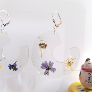 Boucles d'oreilles fleurs - C - Natsu