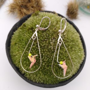 Boucles d'oreilles Origami - Colombe Natsu