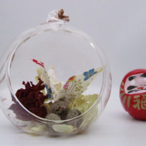 Boule suspendue Origami - 白い  Shiroi