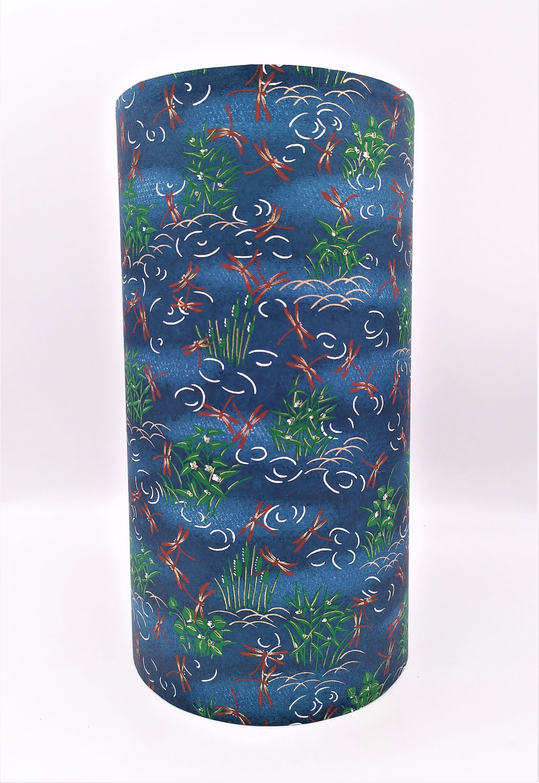 Abat-jour Style Geisha Japonais - Forme Tambour, Papier Multicolore - Style Shabby Chic / Vintage - Fait Au UK