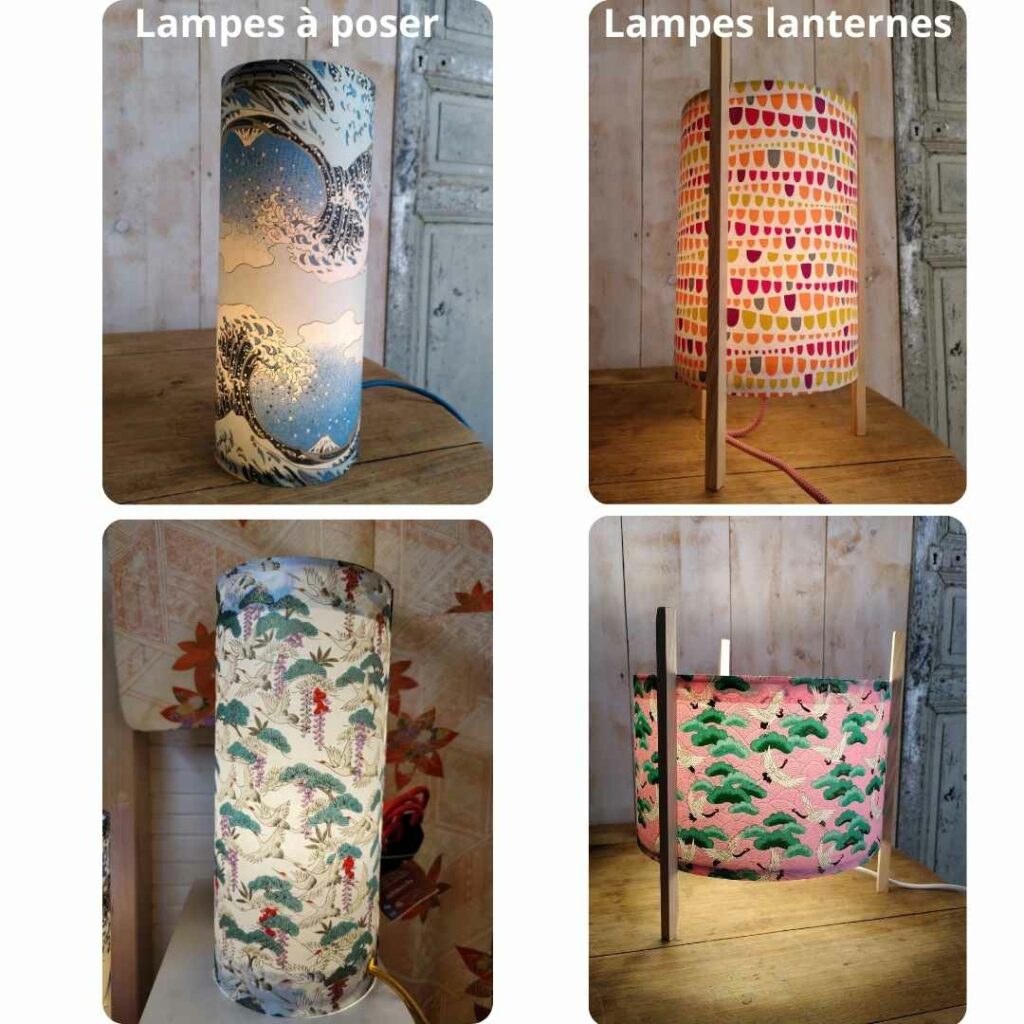 mosaïque exemple de type de lampe