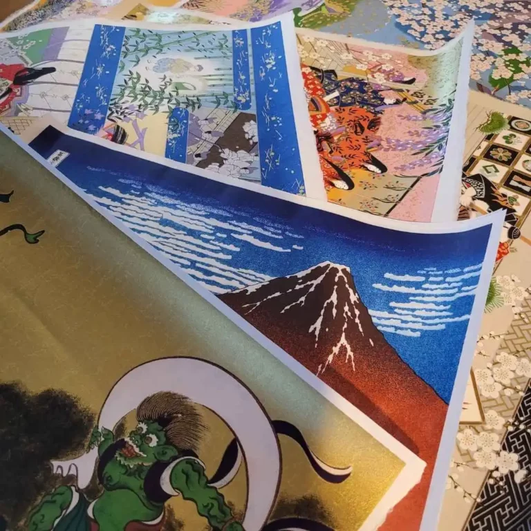 photo de papiers washi japonais