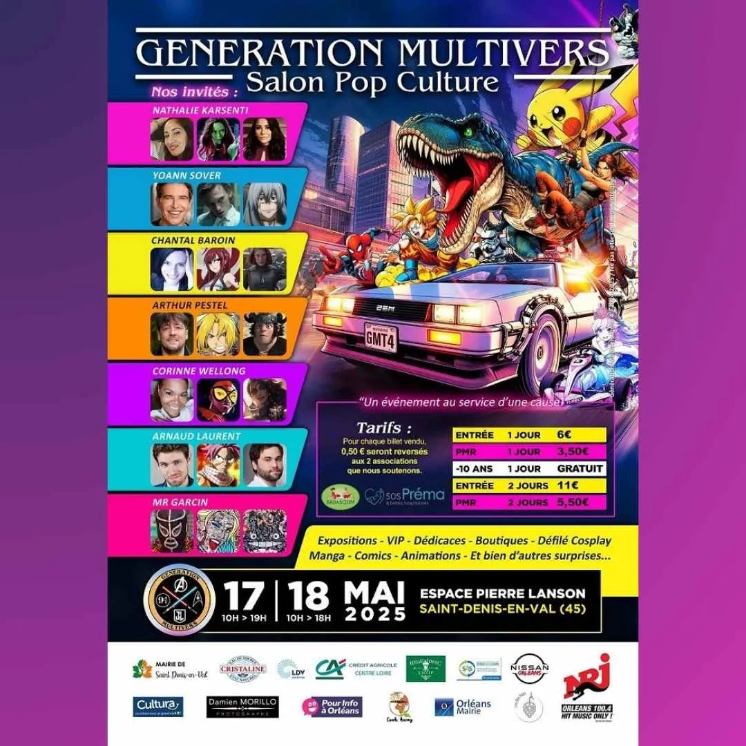 Génération Multivers 17 et 18 mai 2025 à Saint-Denis-en-Val