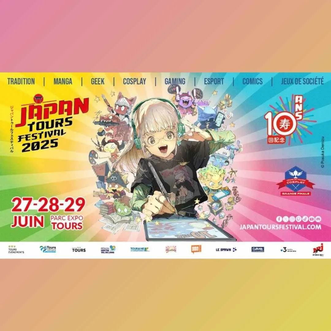 Japan Tours Festival du 27 au 29 juin 2025 au Parc Expo de Tours