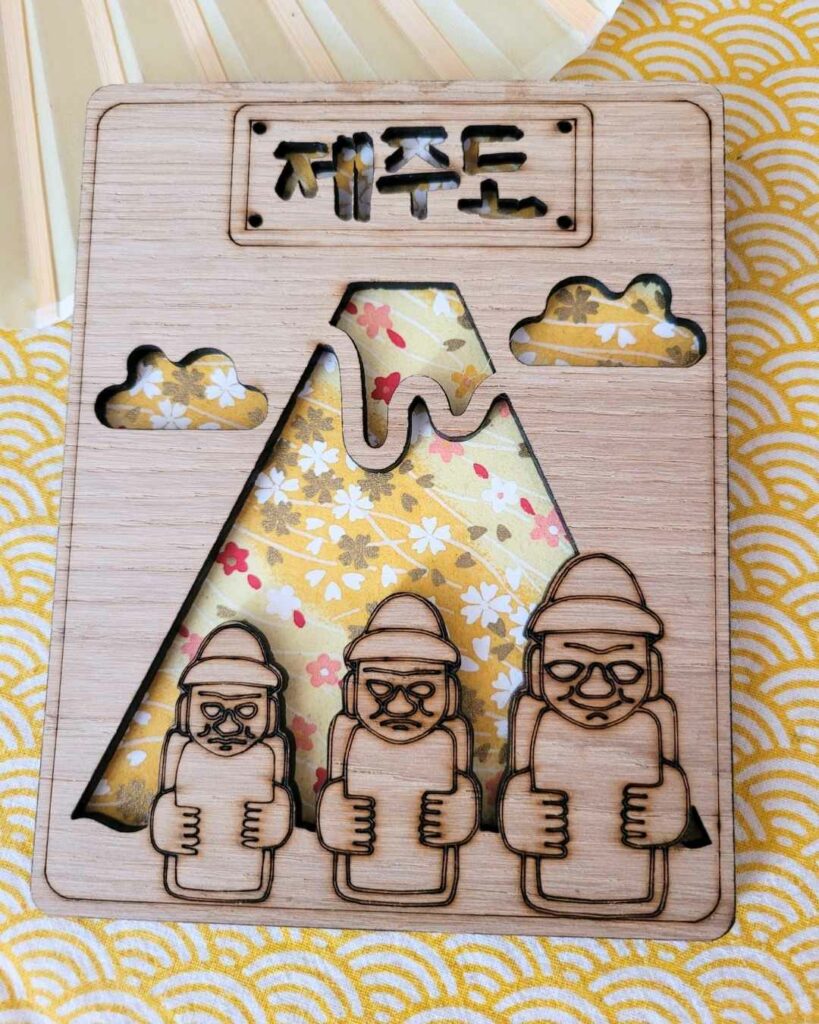 cadres en bois - Jeju - sakura jaune 3