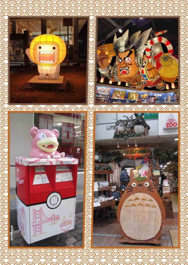 cartes postales japonaises - Matsuyama - Narita - Takamatsu - takamatsu