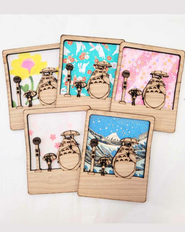 cadres en bois Totoro
