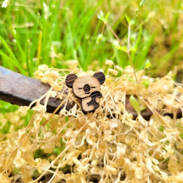 boucles d'oreilles en bois - corée - bt21 - koya