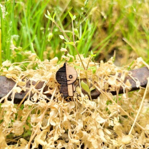 boucles d'oreilles en bois - corée - bt21 - van