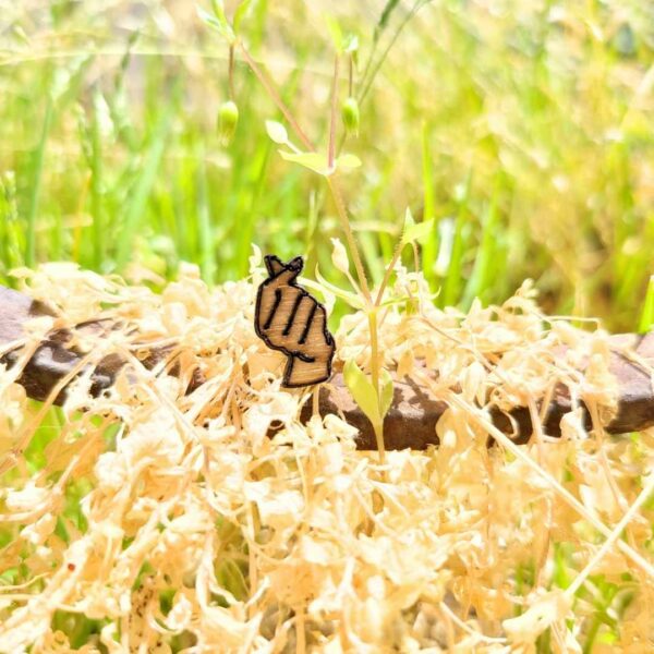 boucles d'oreilles en bois - corée - xoxo 1