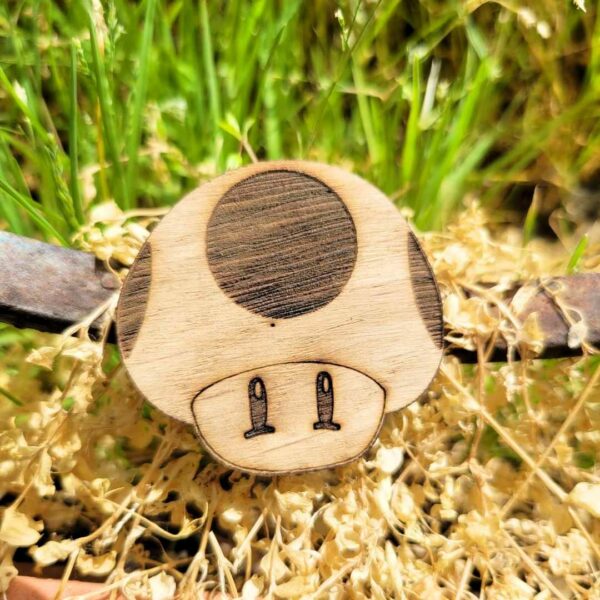broche en bois - toad