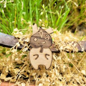 broche en bois - zelda - korogu 1