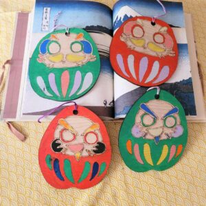 suspensions bois grands daruma