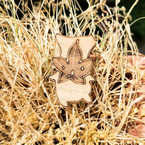 broche en bois - korogu erable