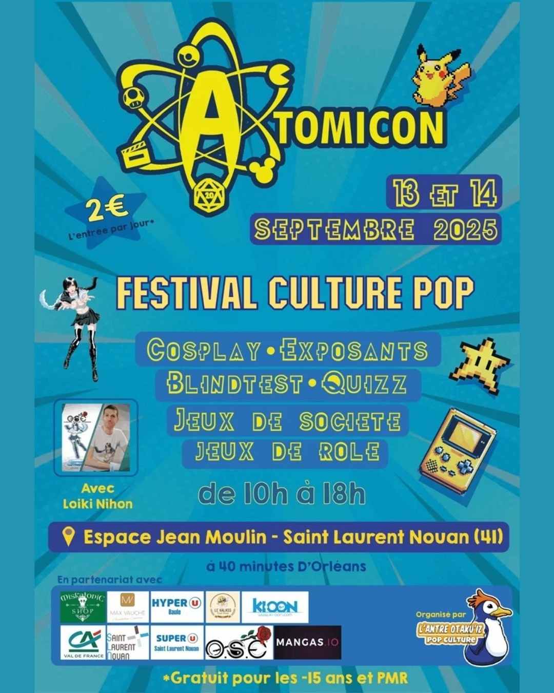 Atomicon - 13 et 14 septembre à Saint-Laurent Nouan