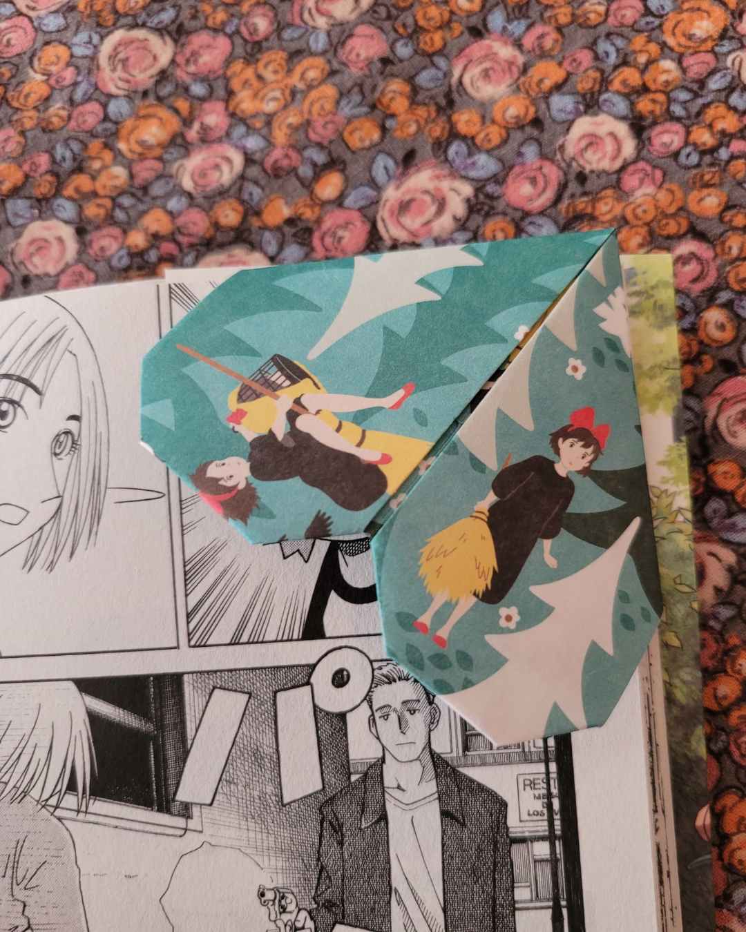 marque-page cœur kiki la petite sorcière des studio ghibli / Miyazaki