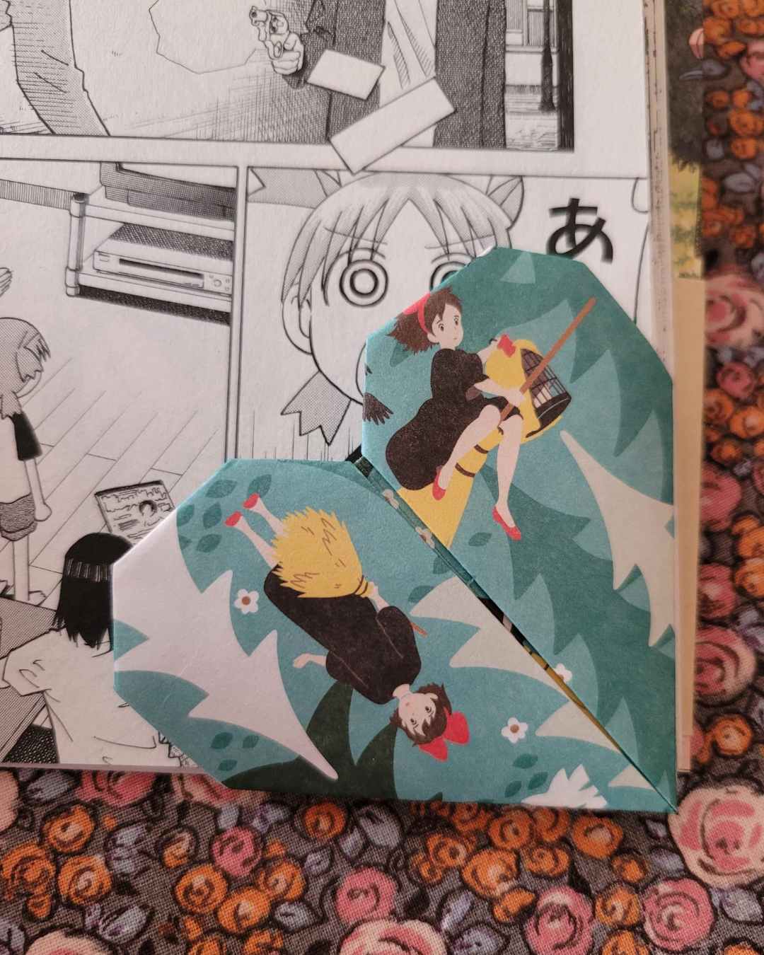 marque-page cœur kiki la petite sorcière des studio ghibli / Miyazaki