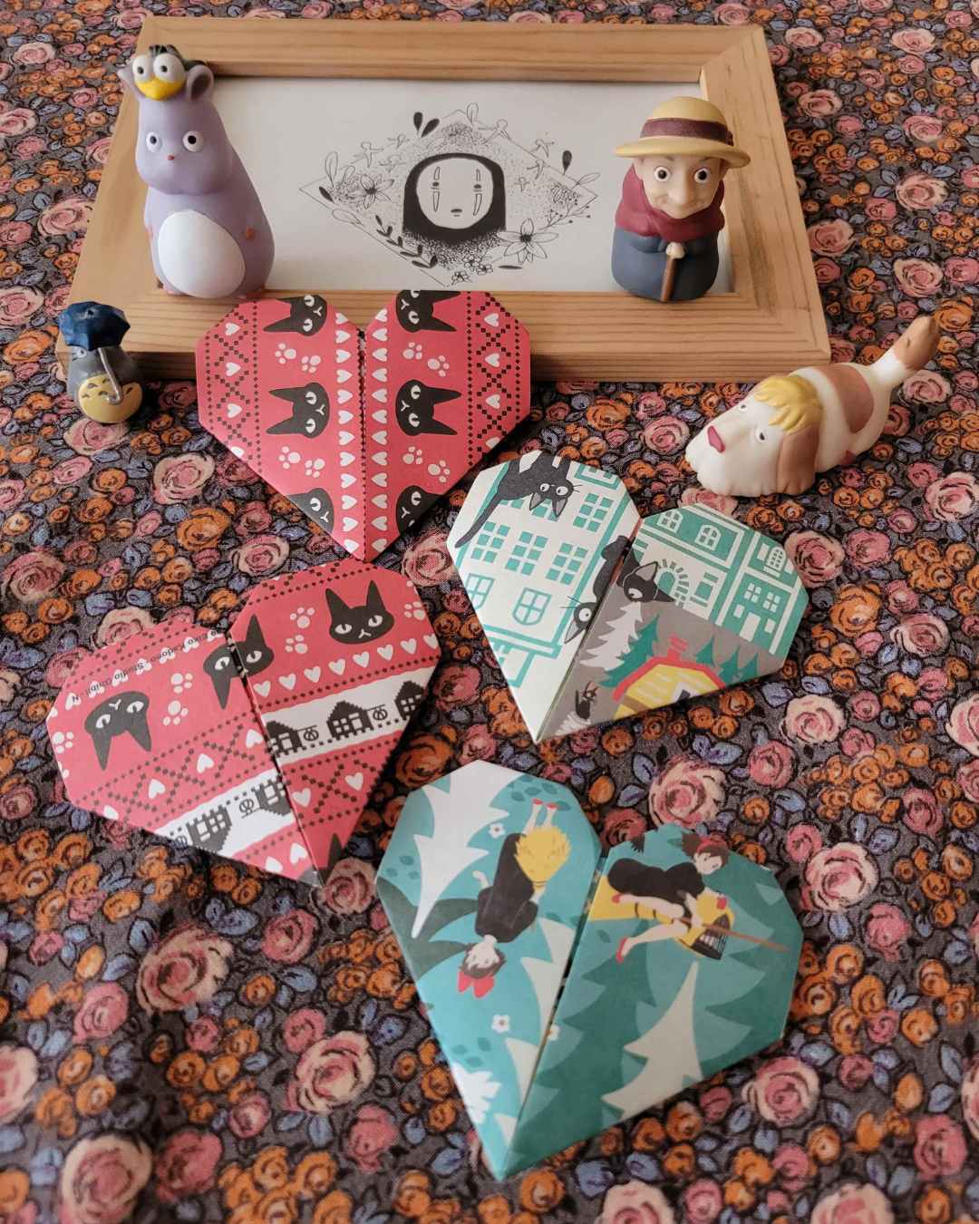 marque-page cœur kiki la petite sorcière des studio ghibli / Miyazaki