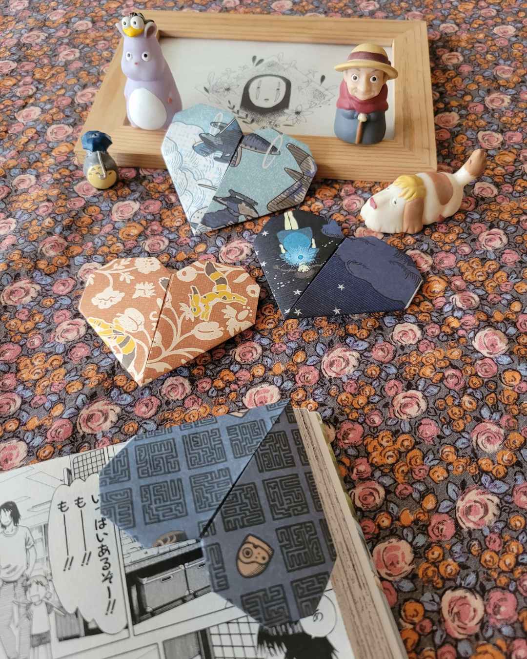 marque-page cœur le château dans le ciel des studio ghibli / Miyazaki