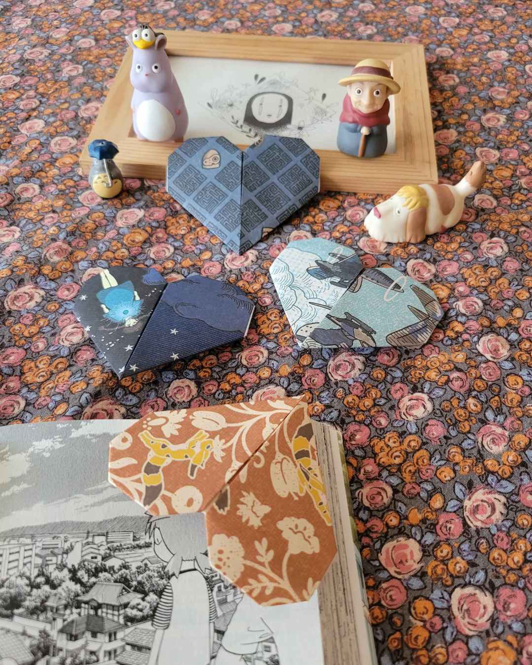 marque-page cœur le château dans le ciel des studio ghibli / Miyazaki