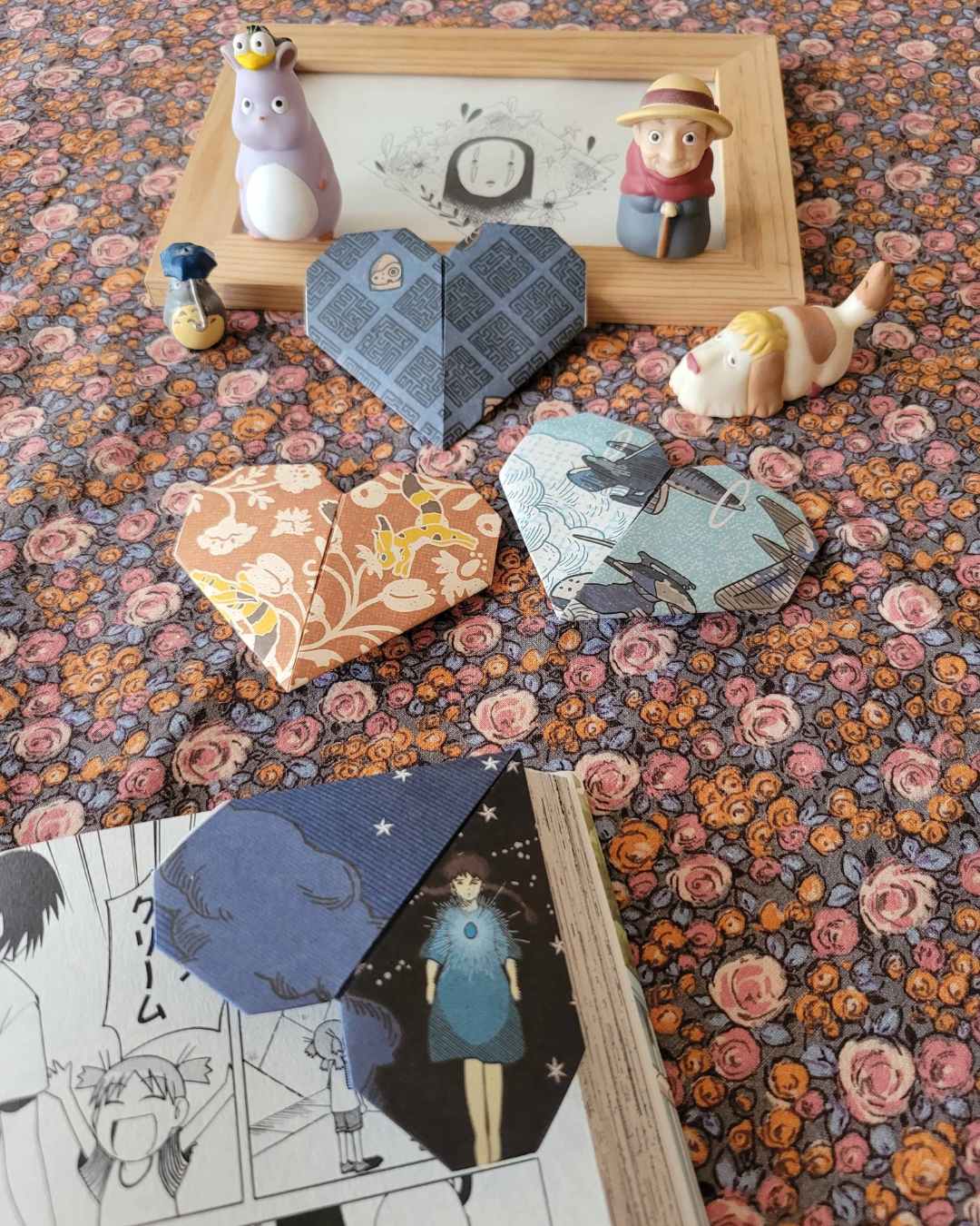 marque-page cœur le château dans le ciel des studio ghibli / Miyazaki