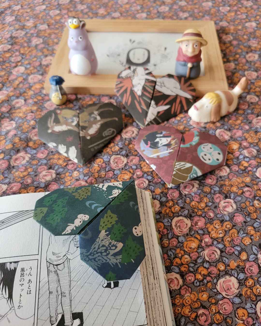 marque-page cœur princesse mononoke des studio ghibli / Miyazaki