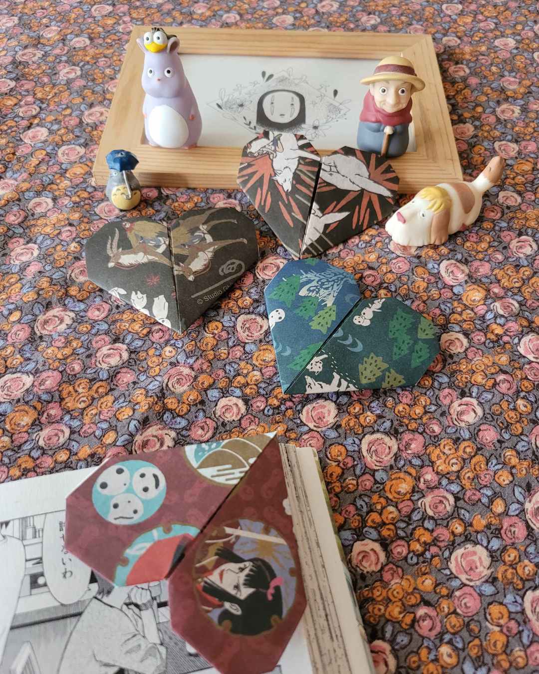 marque-page cœur princesse mononoke des studio ghibli / Miyazaki