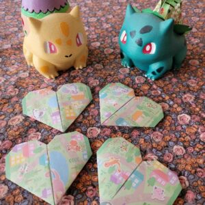 marque-page cœur pokemon