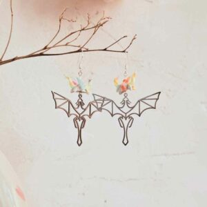 boucles d'oreilles origami dragons : Les Daenerys
