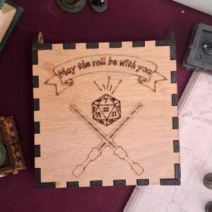 boite à dés inspirée star wars : may the roll be with you 3