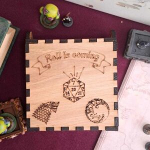 boite à dés inspirée de game of thrones 3